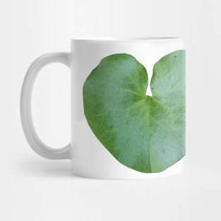 Wild Ginger Leaf Heart Shape Mug